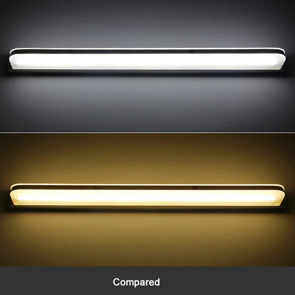 9W/12W/16W/24W Modern Bathroom Light Stainless Steel LED