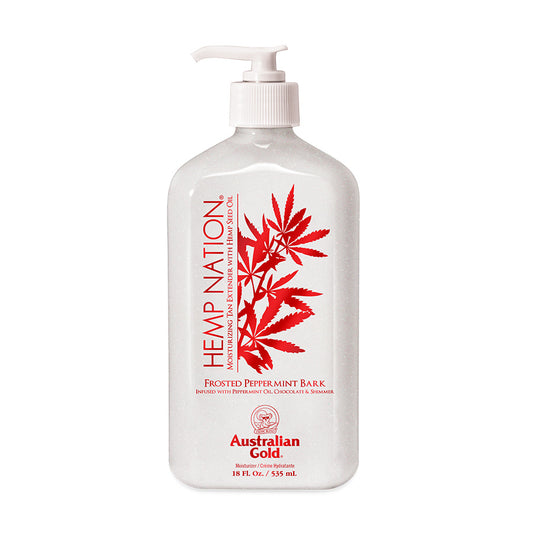 Hemp Nation Frosted Peppermint Bark Tan Extender (18oz)