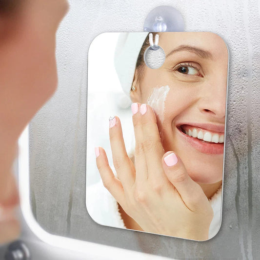 Acrylic Anti Fog Mirror Bathroom Tools Shower
