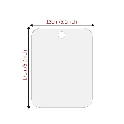 Acrylic Anti Fog Shower Mirror Bathroom Fogless