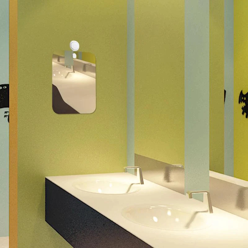 Acrylic Anti Fog Shower Mirror Bathroom Fogless