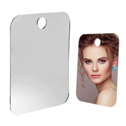 Acrylic Anti Fog Shower Mirror Bathroom Fogless