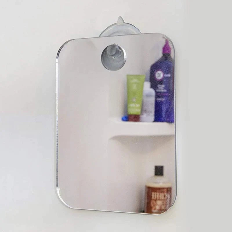 Acrylic Anti Fog Shower Mirror Bathroom Fogless