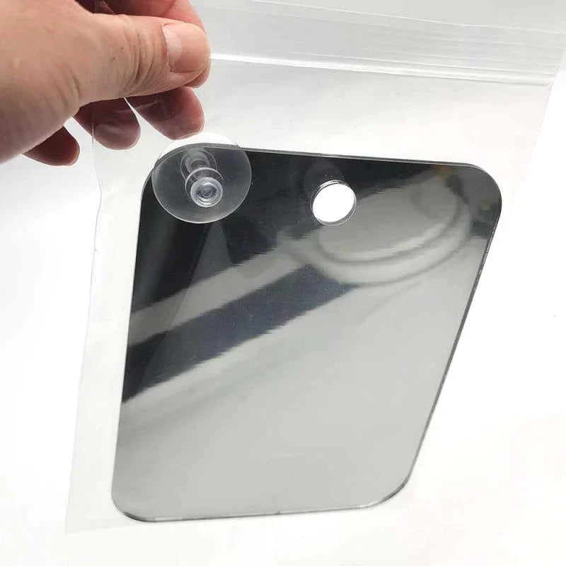 Acrylic Anti Fog Shower Mirror Bathroom Fogless