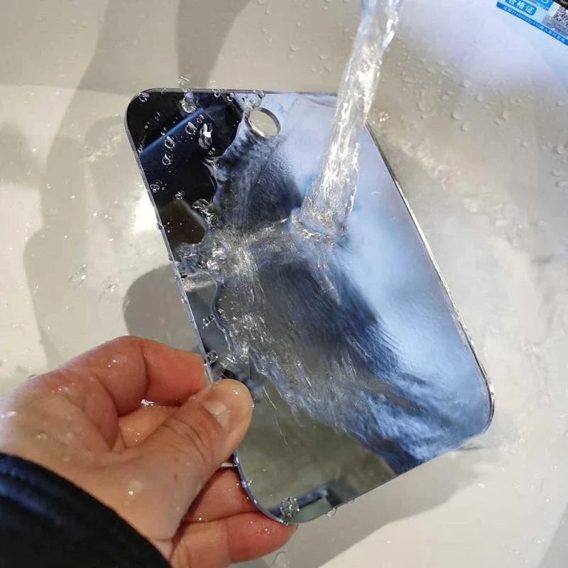 Acrylic Anti Fog Shower Mirror Bathroom Fogless