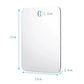 Anti-fall Bathroom Mirror Hanging Razor Toothbrush High-definition