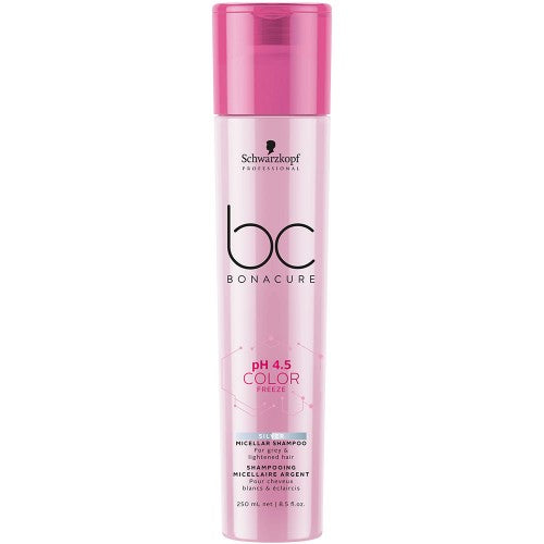 BC Bonacure pH 4.5 Color Freeze Silver Micellar Shampoo 8.5oz