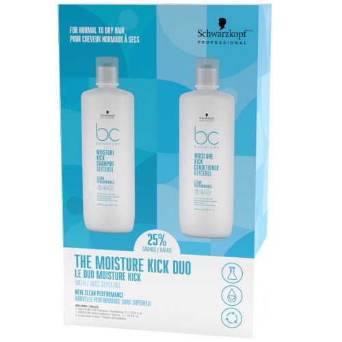 BC Bonacure Moisture Kick Litre Duo