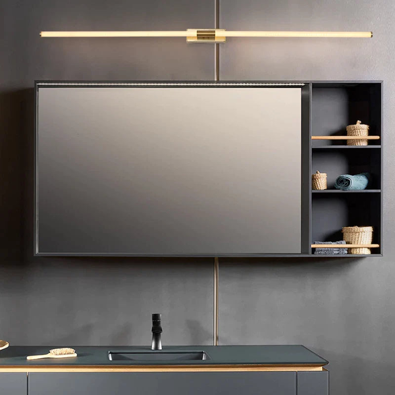 BDG Brushed copper Modern Led Bathroom Mirror
