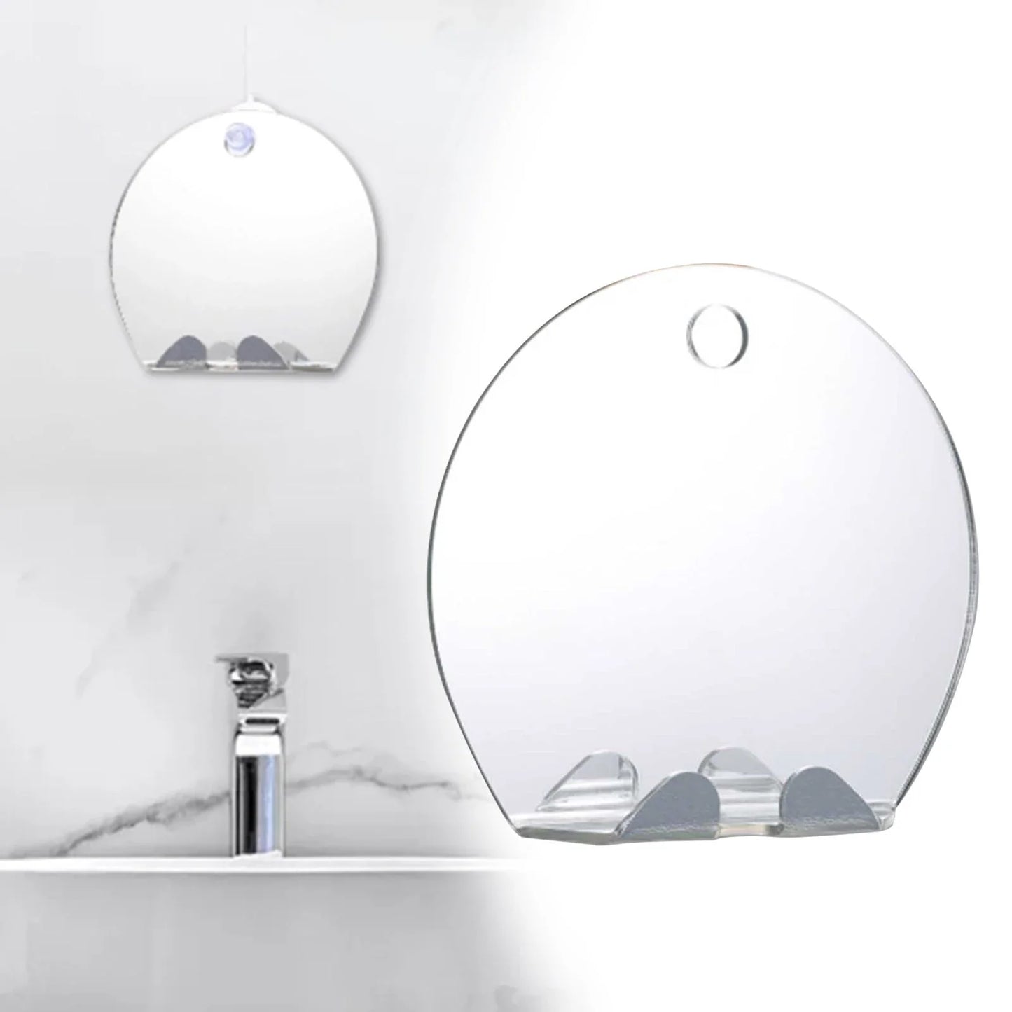 Bathroom Fog Free Mirror Travel Shower Mirror