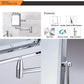 Big Size Rectangular Bathroom Makeup Mirror Folding