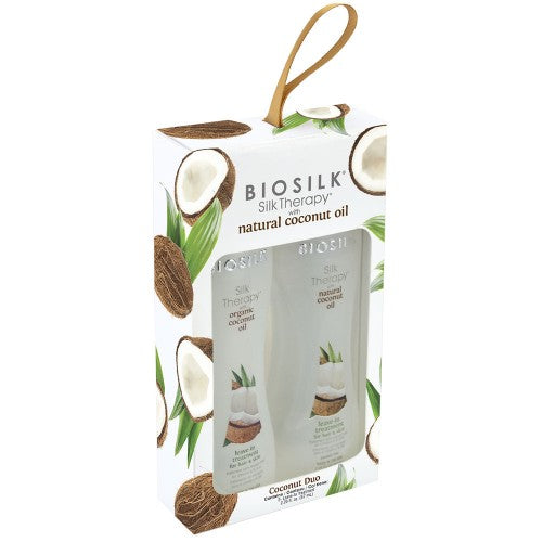 Biosilk Coconut Ornament Duo