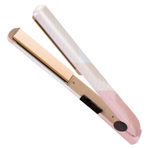 CHI 1" Pink Print Flat Iron
