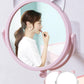 Cat Ear Makeup Mirror Self-Adhesive Wall Mount