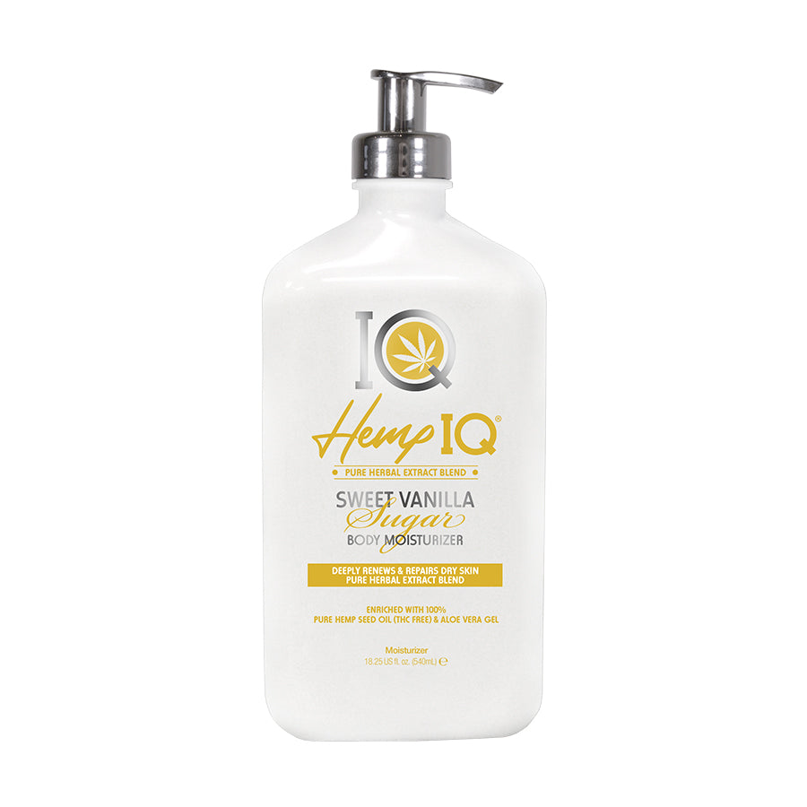 Hemp IQ Sweet Vanilla Sugar Body Moisturizer (18.25oz)