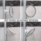 Fogless Makeup Mirror With Holder Suction Cup