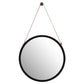 Hanging Round Wall Mirror in Bathroom &