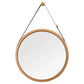 Hanging Round Wall Mirror in Bathroom &