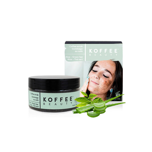 Coffee Body Scrub Aloe Green Tea (4oz)