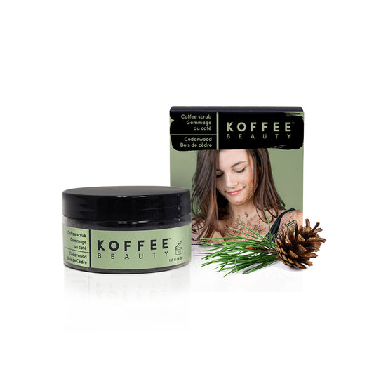 Coffee Body Scrub Cedarwood (4oz)