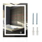 Led Makeup Mirror Wall Mounted Bath Mirror