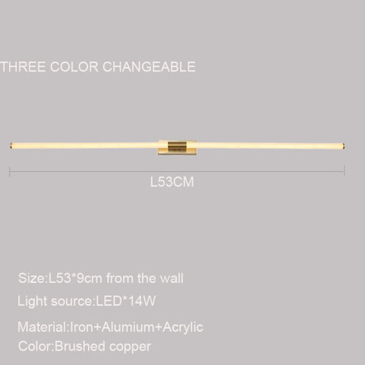 Luxury Mirror Front Light Bathroom Mirror Cabinet
