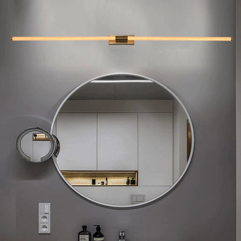 Luxury Mirror Front Light Bathroom Mirror Cabinet