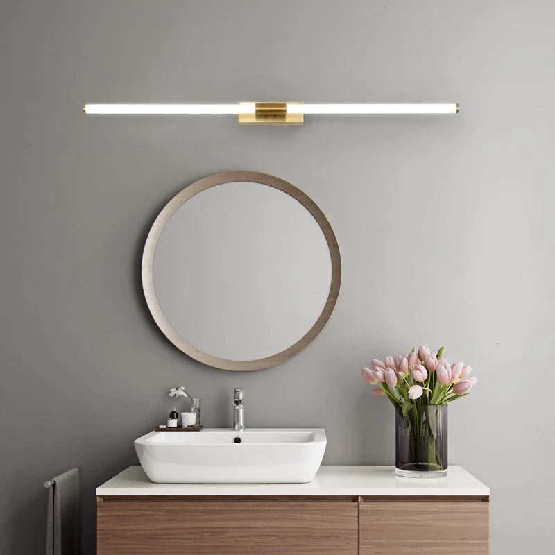 Luxury Mirror Front Light Bathroom Mirror Cabinet