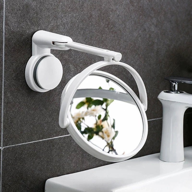 Makeup Mirror Bathroom Folding Mirror Hotel Wall-mounted