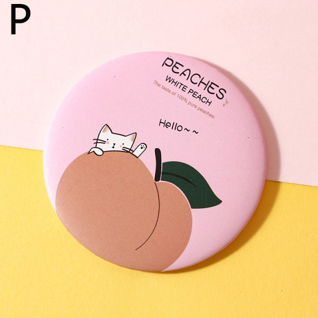 Makeup Mirror Portable Hand Mirror Mini Round