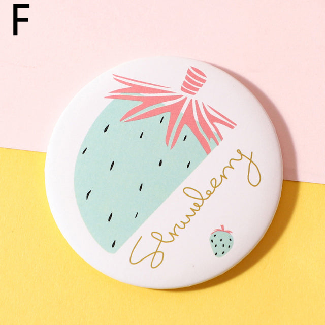 Makeup Mirror Portable Hand Mirror Mini Round