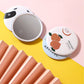 Makeup Mirror Portable Hand Mirror Mini Round