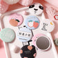Makeup Mirror Portable Hand Mirror Mini Round