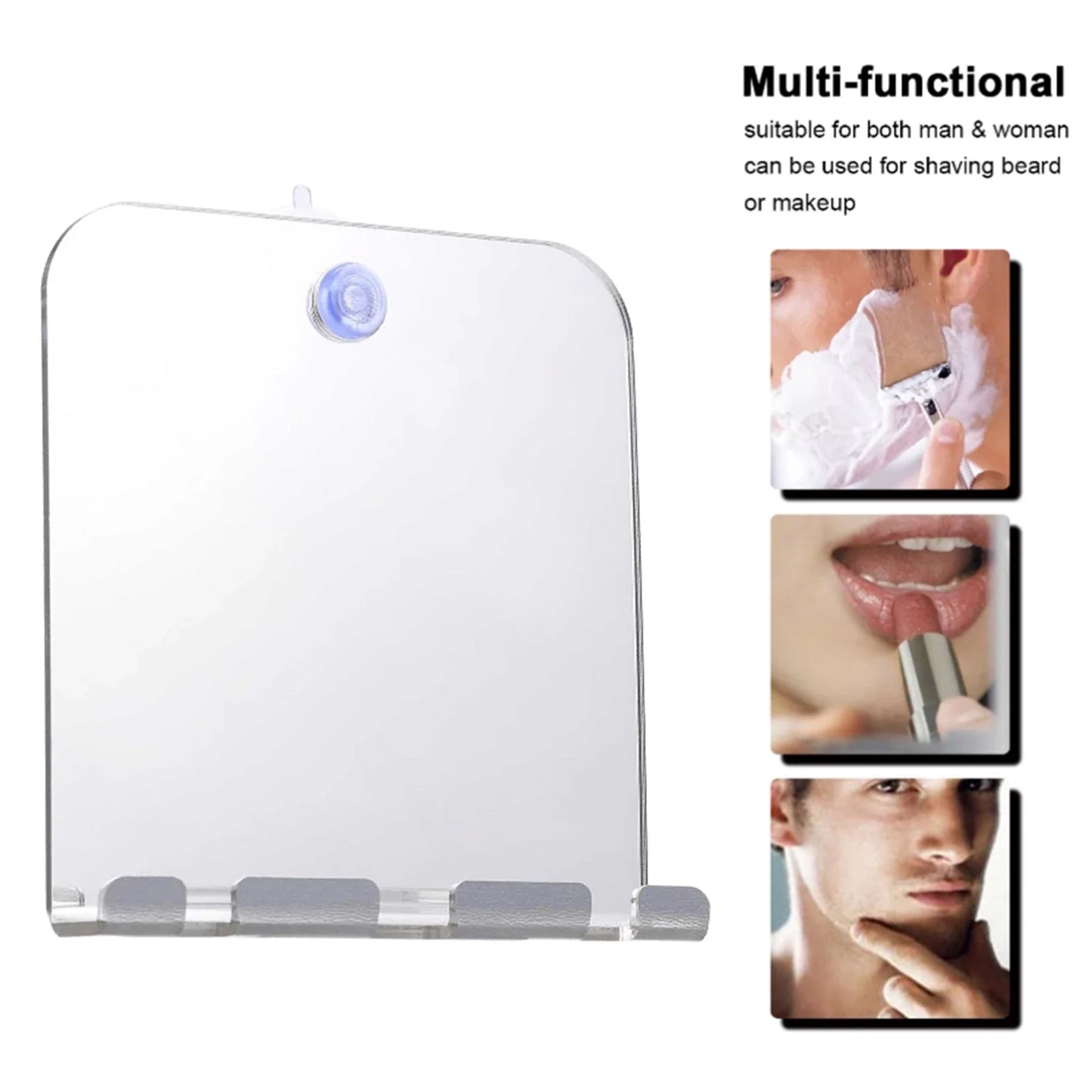 Makeup mirror Anti-Fog Shower Mirror for Shaving
