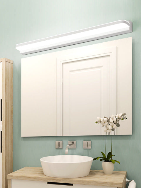 Modern Bathroom Light Stainless Steel LED Mirror
