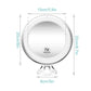 Multifunctional Home Bathroom Mirror, Adjustable LED Light