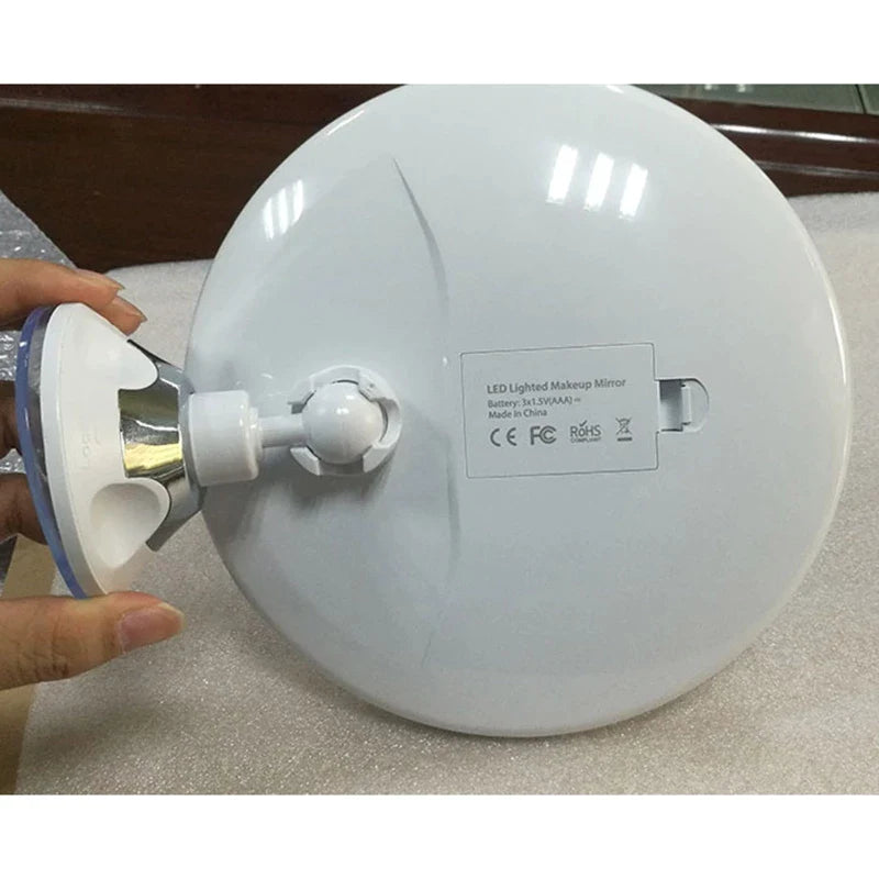 Multifunctional Home Bathroom Mirror, Adjustable LED Light
