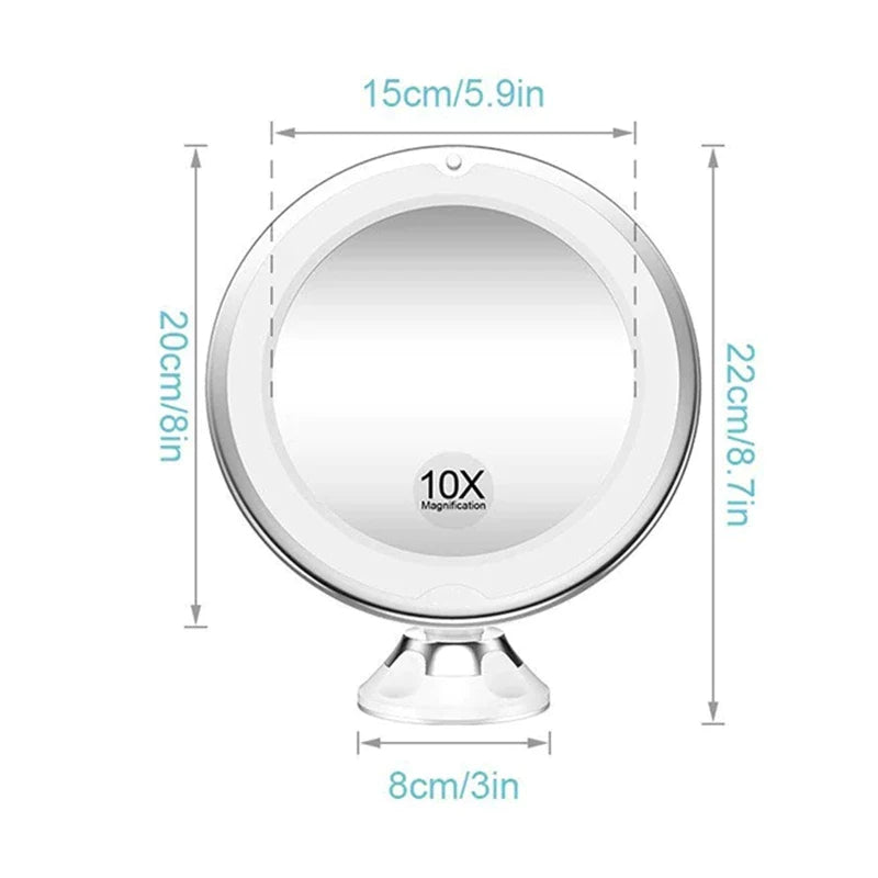 Multifuntional Houseld LED 7X Makeup Bathroom Mirror