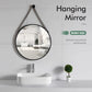 Nordic Bathroom Mirror Round Wall Mounted Mirror