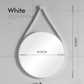 Nordic Bathroom Mirror Round Wall Mounted Mirror