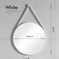 Nordic Bathroom Mirror Round Wall Mounted Mirror