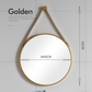 Nordic Bathroom Mirror Round Wall Mounted Mirror