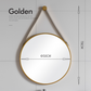 Nordic Bathroom Mirror Round Wall Mounted Mirror