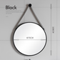 Nordic Bathroom Mirror Round Wall Mounted Mirror