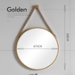 Nordic Bathroom Mirror Round Wall Mounted Mirror