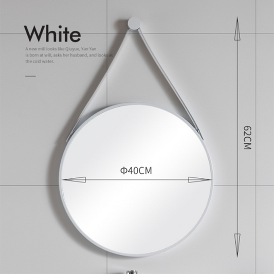 Nordic Bathroom Mirror Round Wall Mounted Mirror