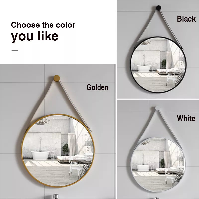 Nordic Bathroom Mirror Round Wall Mounted Mirror