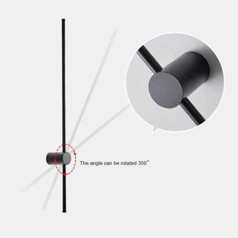 Nordic Modern LED Longer Wall Lamp Living