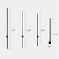 Nordic Modern LED Longer Wall Lamp Living