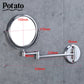 Potato Bathroom Mirror Stailess Steel Wall Magnifying